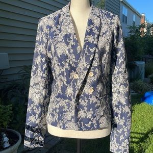 ~MAISON SCOTCH La Femme Selina Marie Vintage au Coeur   Blazer/Jacket  Size 8/10